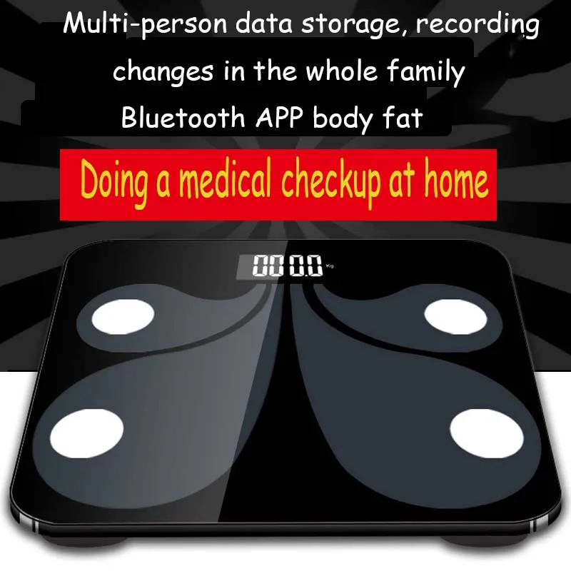 

Bluetooth smart electronic weighing fat scale body scale human scale accurate adult fat measuring