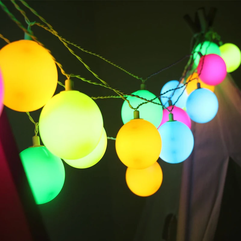 9 м 30 шариковая светодиодная гирлянда для занавесок нового года Рождества