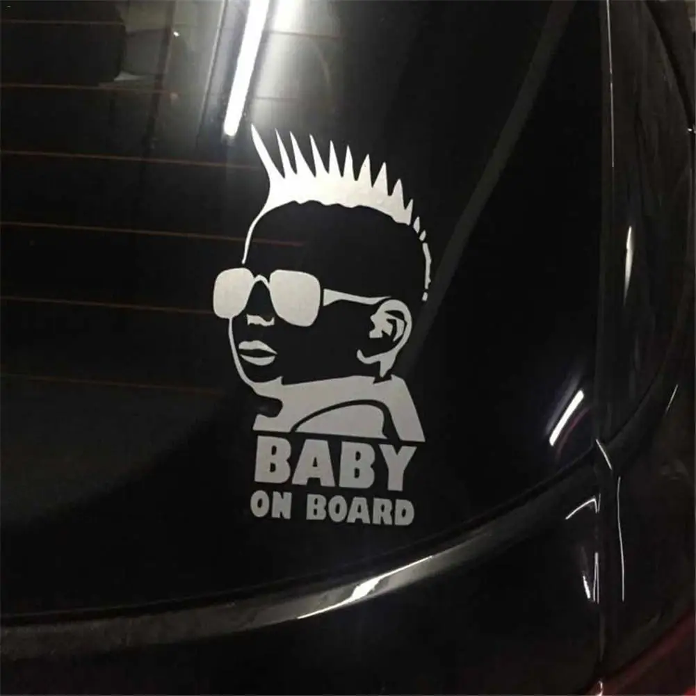 Автомобильная наклейка для детей на борту мальчиков креативная модная с