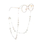 Модная металлическая цепочка для очков для женщин держатель для солнцезащитных очков ожерелье очки для чтения нескользящий шнурок позолоченный аксессуар для очков