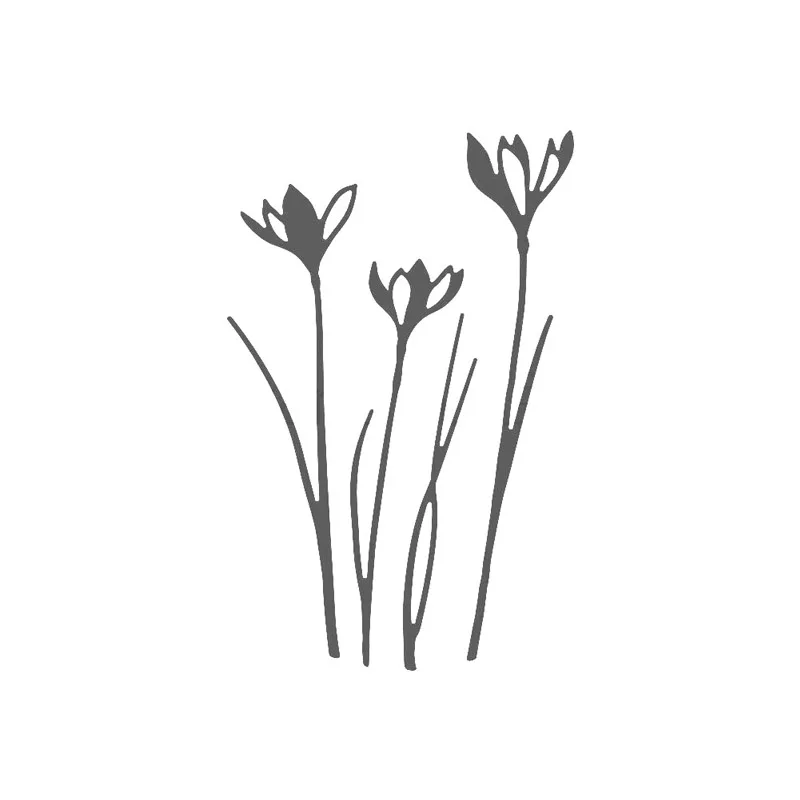 Высечки для карточек Florid Crocus цветочные металлические высечки трафареты 2020 | Дом и