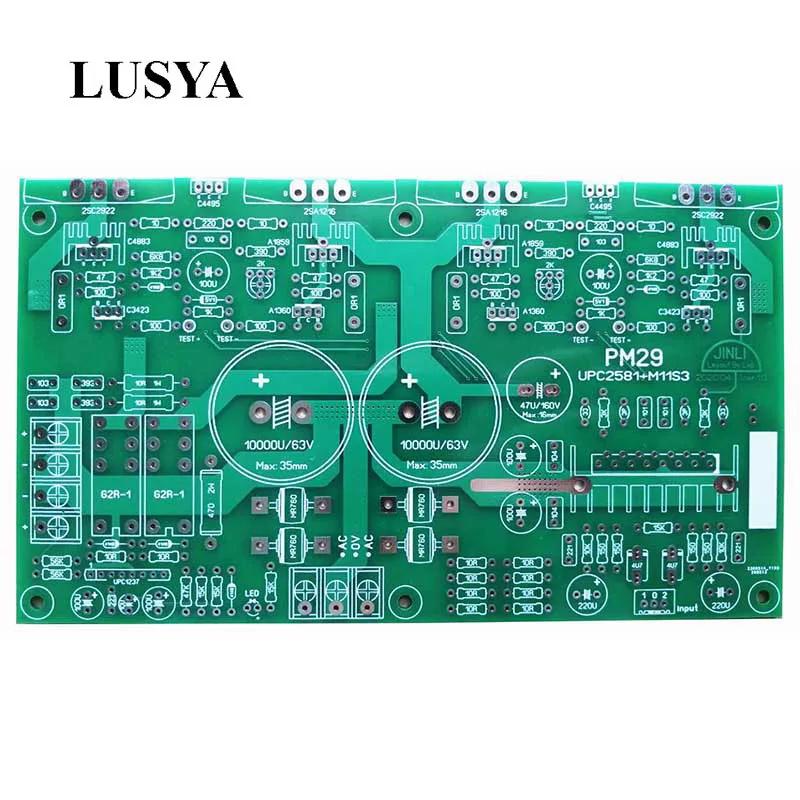 

Печатная плата усилителя мощности LUSYA HIFI UPC2581V Sanken, печатная плата с защитой динамика UPC1237, Marantz PM11S3 T0433