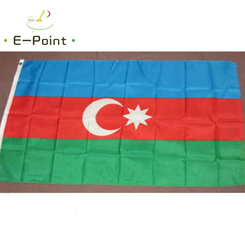 Флаг Азербайджана размер 2 фута * 3 (60*90 см) 5 футов (90*150 рождественские украшения