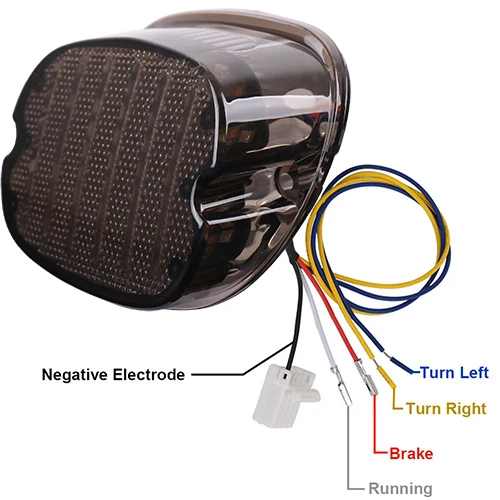 

Светодиодный задний фонарь с тормозным указателем поворота, 1 шт., сменный задний фонарь для Harley Dyna Road King Electra Glide Street Bob Touring