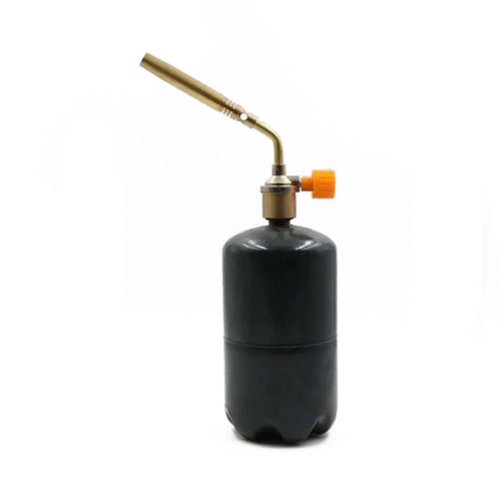 

1pc Brass Welding Torch MAPP Propane Gas Torch Self Ignition Trigger Style Heating Solder Burner Plumbing Nozzles Big Fire