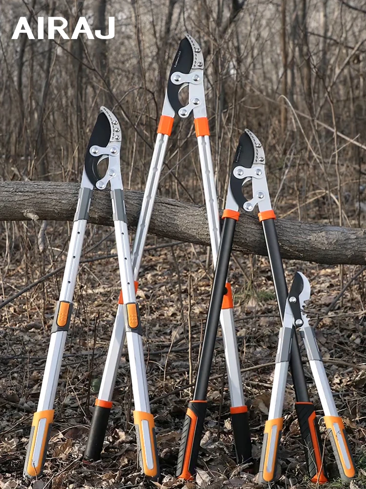 AIRAJ тяжелые секаторные ножницы телескопические Храповые для дерева садовые