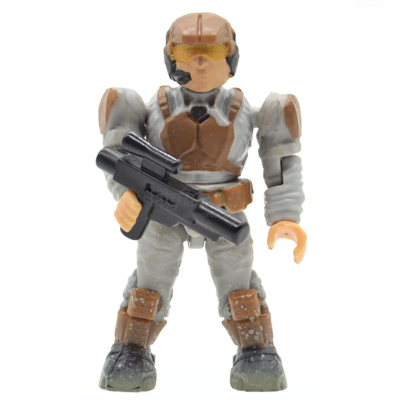 Одиночная Halo Wars Warriors Монстры люди Спартанские игры ковенанты пушки солдаты строительные блоки кирпичи игрушки для детей