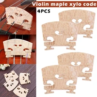 4pcs maple wood violin bridges handmade for 14 44 size violin musical instrument whstore