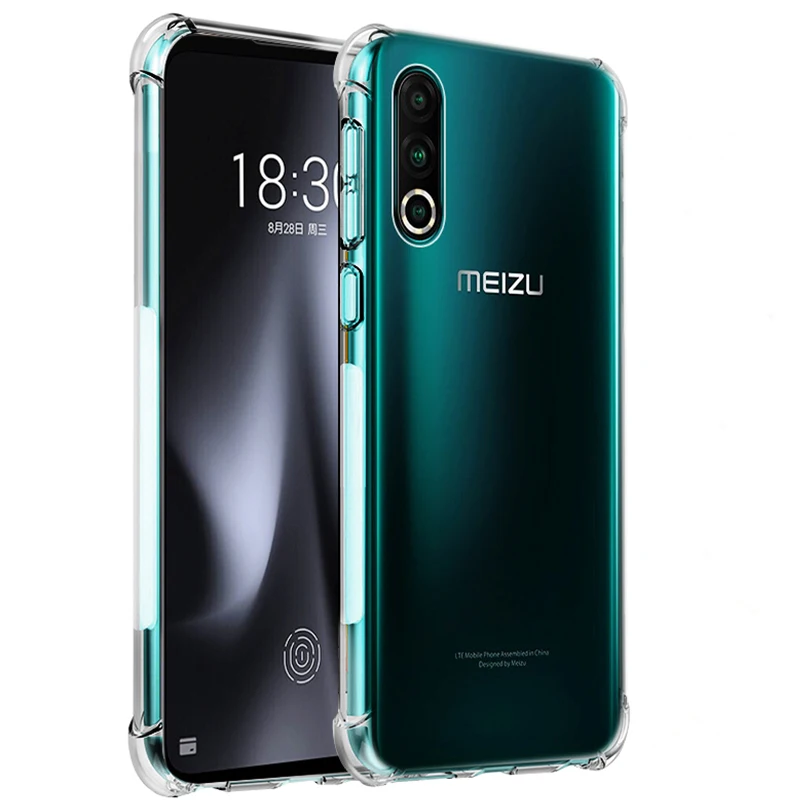 Противоскользящий чехол для телефона Meizu 16S Pro 16XS 18 M6S 16th Plus X8 Note 8 9 M8 Lite