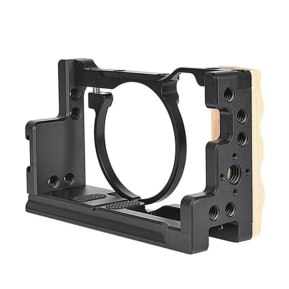 

Black Camera Cage Protective Case Aluminium Alloy for Sony RX100VII 7 Camera Accessories