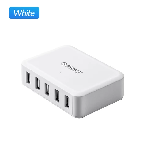 Orico Desktop USB Charger Series Multi-Port USB nabíjecí doku pro iPhone Samsung Xiaomi Huawei Home Office Desk Charger Station stanice
