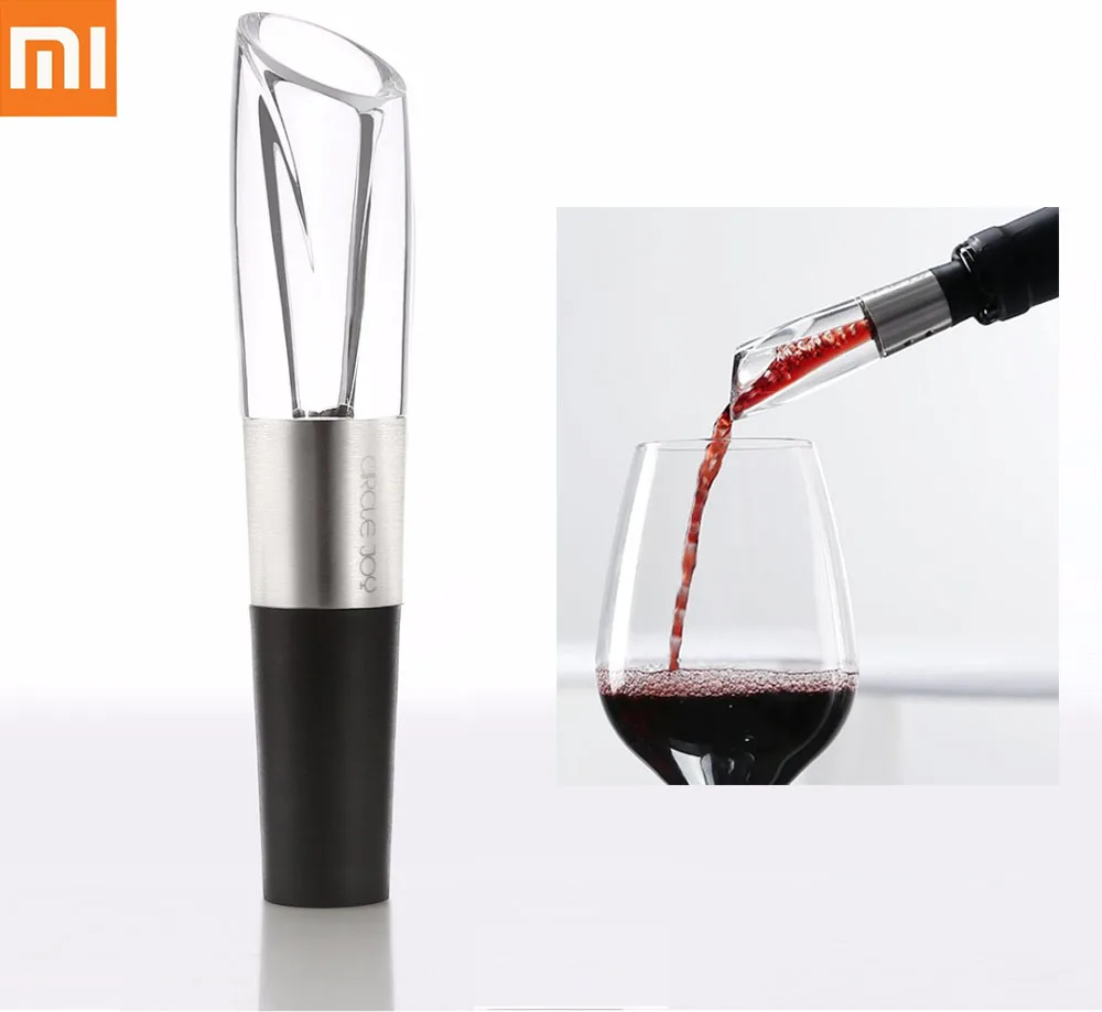 Xiaomi Automatic Wine Bottle Opener Electric Corkscrew Fast Decanter Round Stainless Steel Mini Plug Red Stopper optional | Электроника