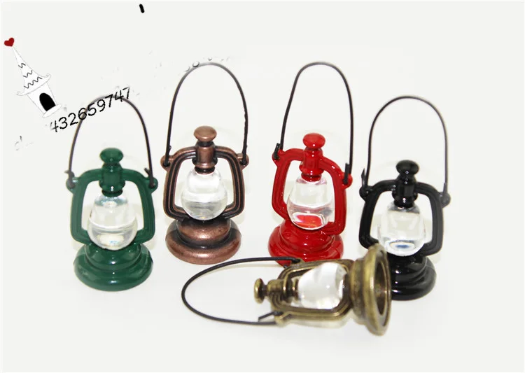 Мини кукольный домик в масштабе 1:12 с масляной лампой миниатюрные игрушки