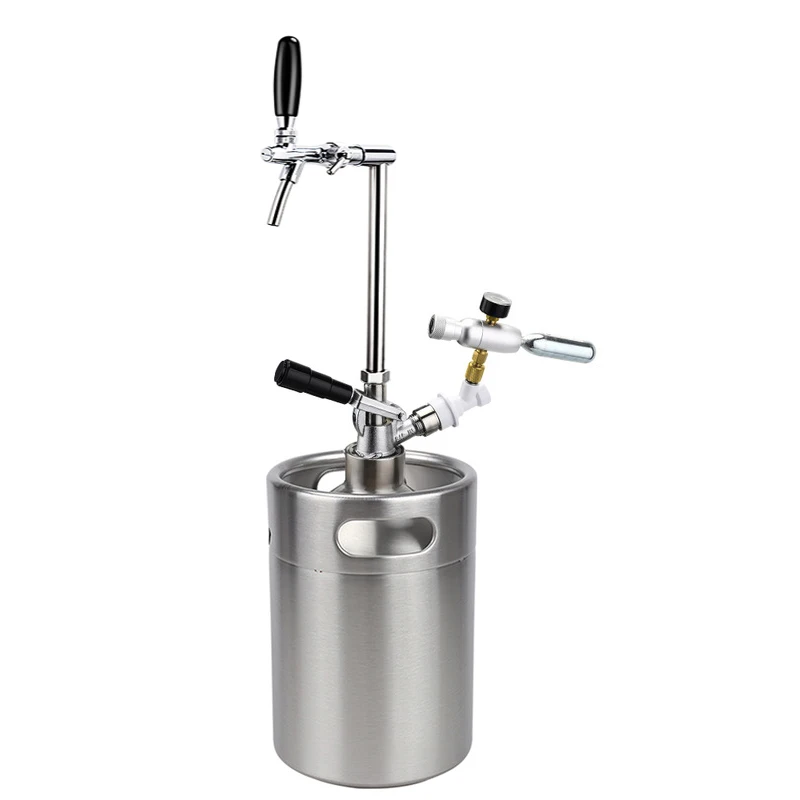 5 liter beer barrel with extension rod,5L Beer Growler Mini Keg Kit Corny Style D System Keg Coupler, Homebrewing Beer Dispenser
5 liter beer barrel with extension rod,5L Beer Growler Mini Keg Kit Corny Style D System Keg Coupler, Homebrewing Beer Dispenser