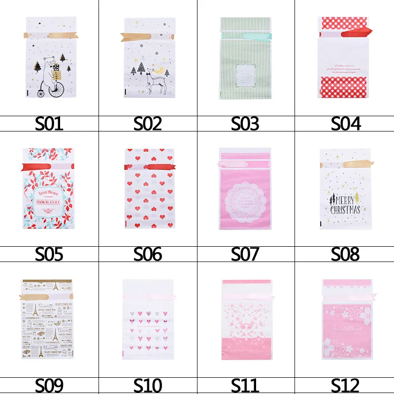 

5Pcs/lot Cute Bow Tie Stripe Candy Cookie Cake Gift Bags Wedding Birthday Party Snacks Baking Striped Gift Decoration Bag