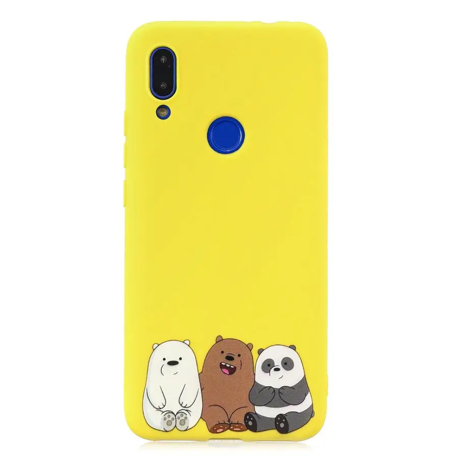 B7 Huawei Y5 Y6 Y7 силиконовый чехол с мультяшным рисунком для huawei Y6 Prime Coque Honor 8S чехол милый Стенд мягкие чехлы для телефонов - Цвет: B7
