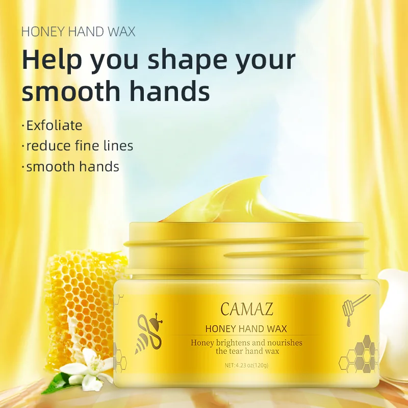 

120g Milk Honey Hand Mask Whitening Moisturizing Repair Exfoliating Calluses Hand Wax Filming Anti-Aging Hand Skin Cream