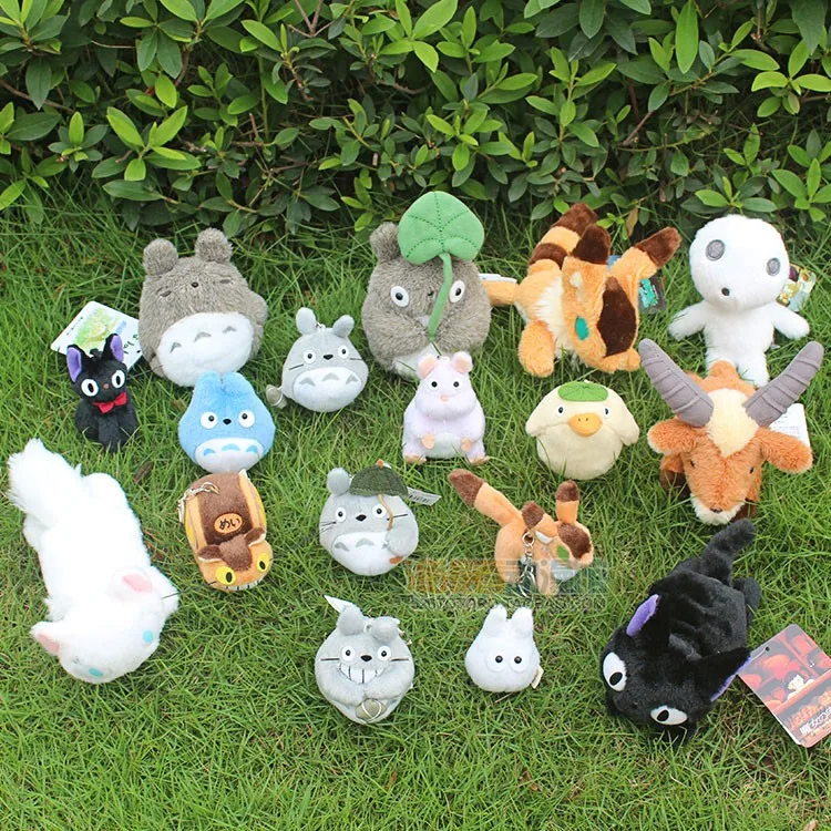 Новинка оригинальные игрушки My Neighbor Totoro cat bus Kiki пыль спирированные ghiали зажим
