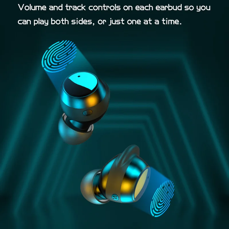 

TWS-22 Mini In-Ear Wireless Bluetooth Headset 9D Bilateral Stereo Motion Noise Reduction Waterproof Headphone For All Phone