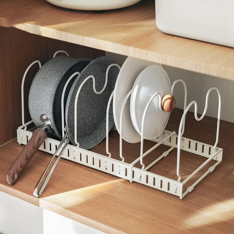 

Регулируемые кухонные полки MLGB, металлическая стойка для сушки кастрюль, подставка для крышки, стойка для посуды или чаши