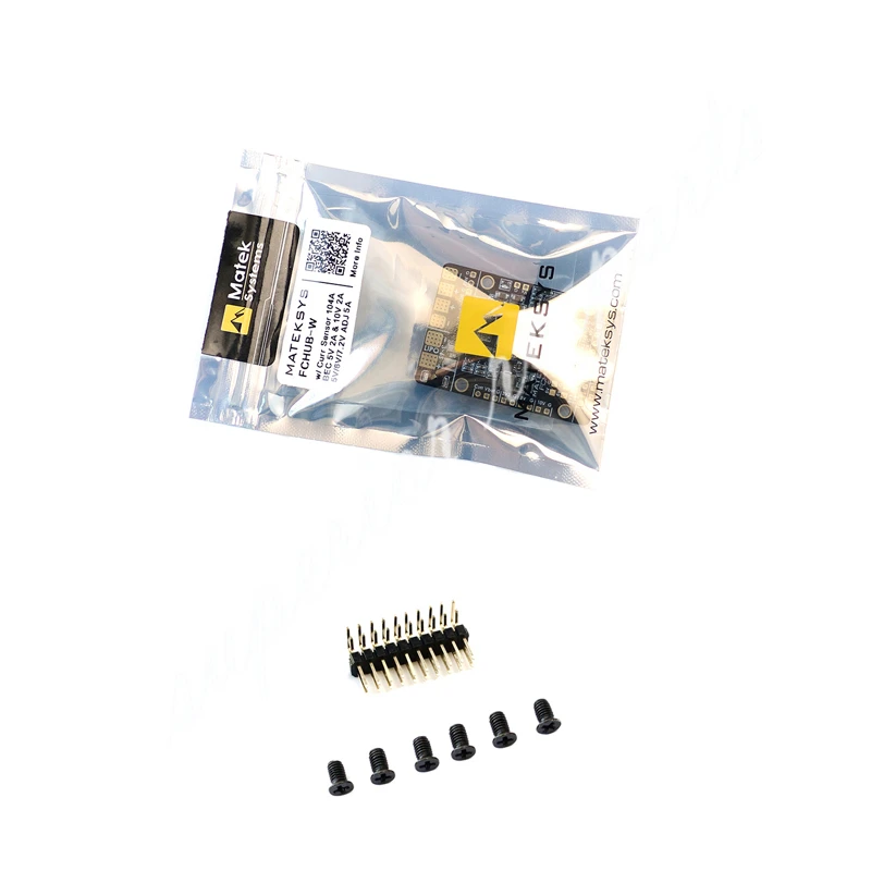 Matek Mateksys PDB FCHUB-W 3-6S Встроенный 4 BEC 5V/10V 2A Датчик тока специальная распределительная