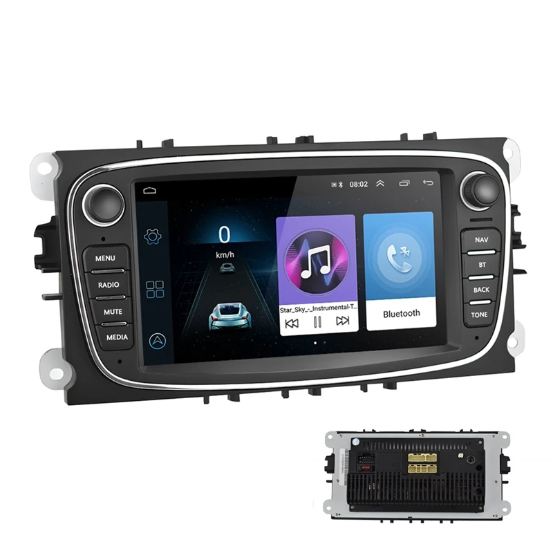 2 Din 7 дюймов Android 8 1 автомобильный DVD мультимедийный плеер 1G + 16G GPS навигация WIFI