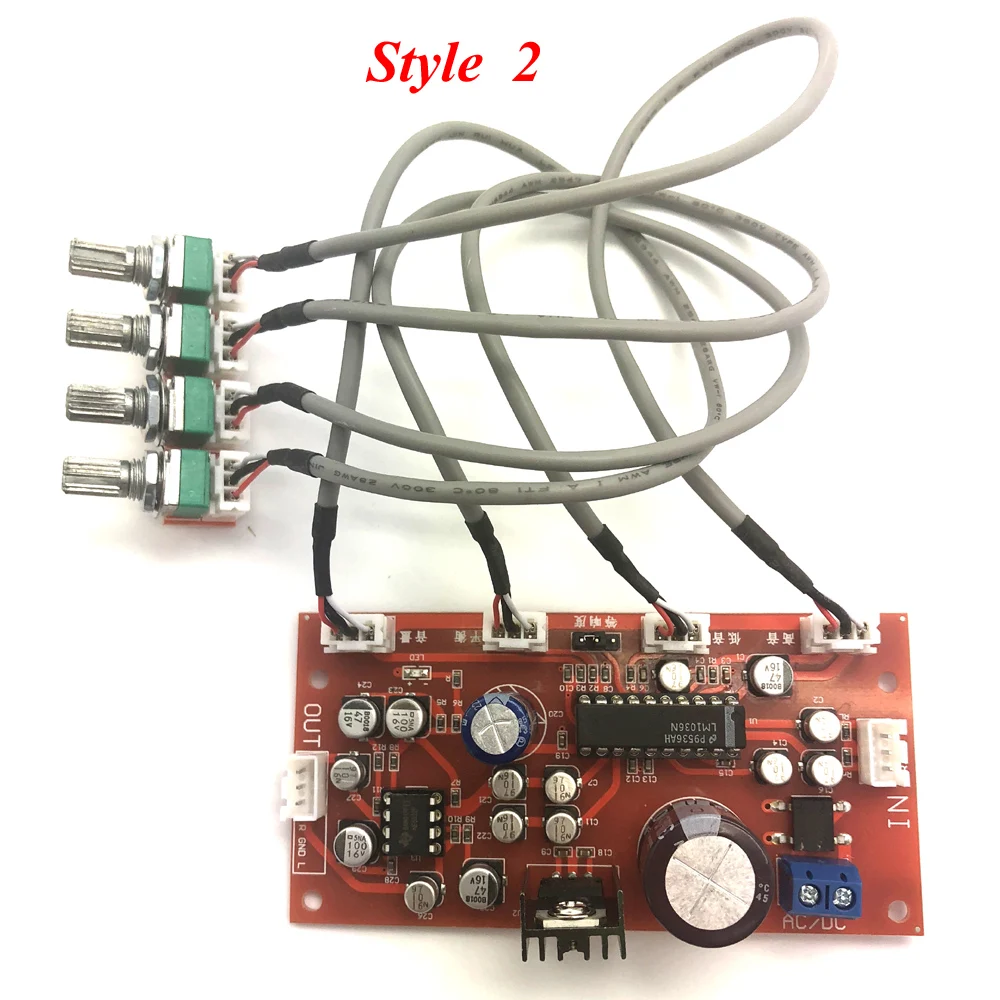 Аудиоусилитель LM1036 + NE5532 плата предварительного усилителя с регулировкой