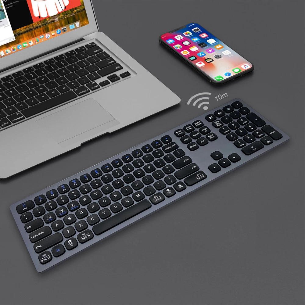 

Bluetooth-клавиатура BK9803, Type-C, 110 клавиш