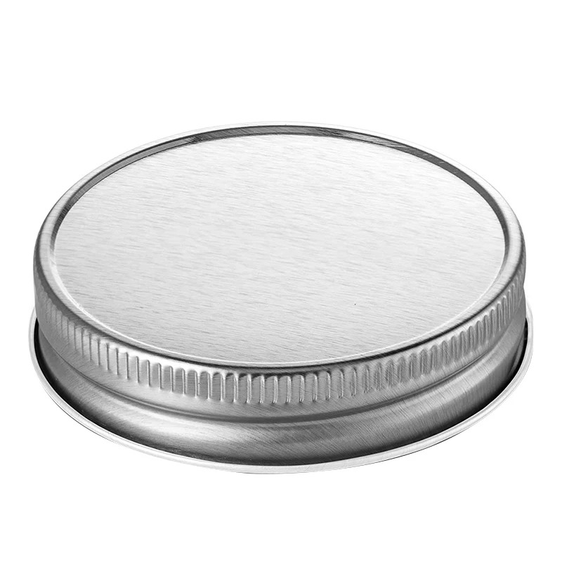 

Hot 12/24pcs Splits-Type Lids Sealing Storage Solid Caps for Regular/Wide Mouth Mason Jar DO2