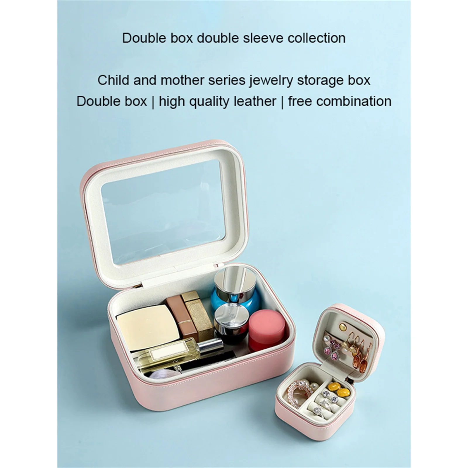 

Чехол для косметики, шкатулка для украшений, складной косметический многослойный органайзер, декоративный подарок для женщин