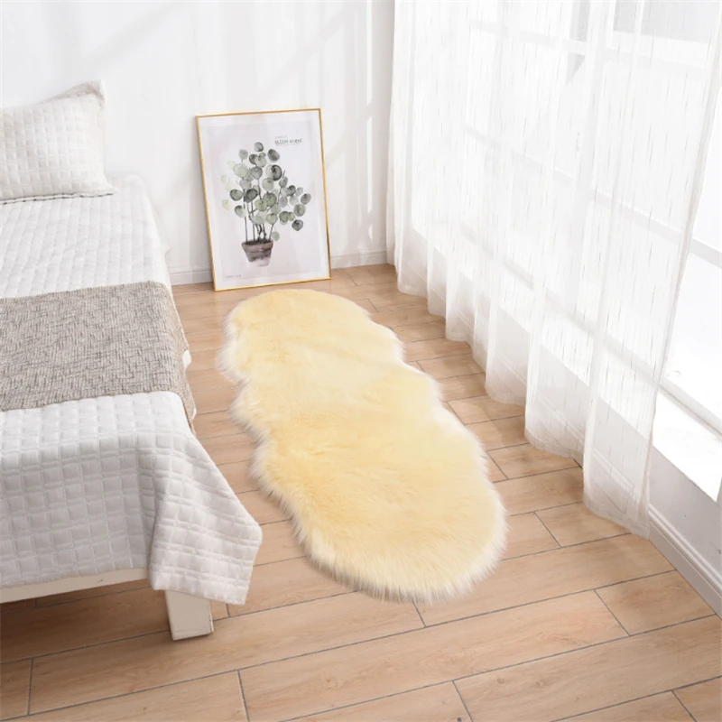 Коврик из искусственной шерсти 45*120 см | Дом и сад