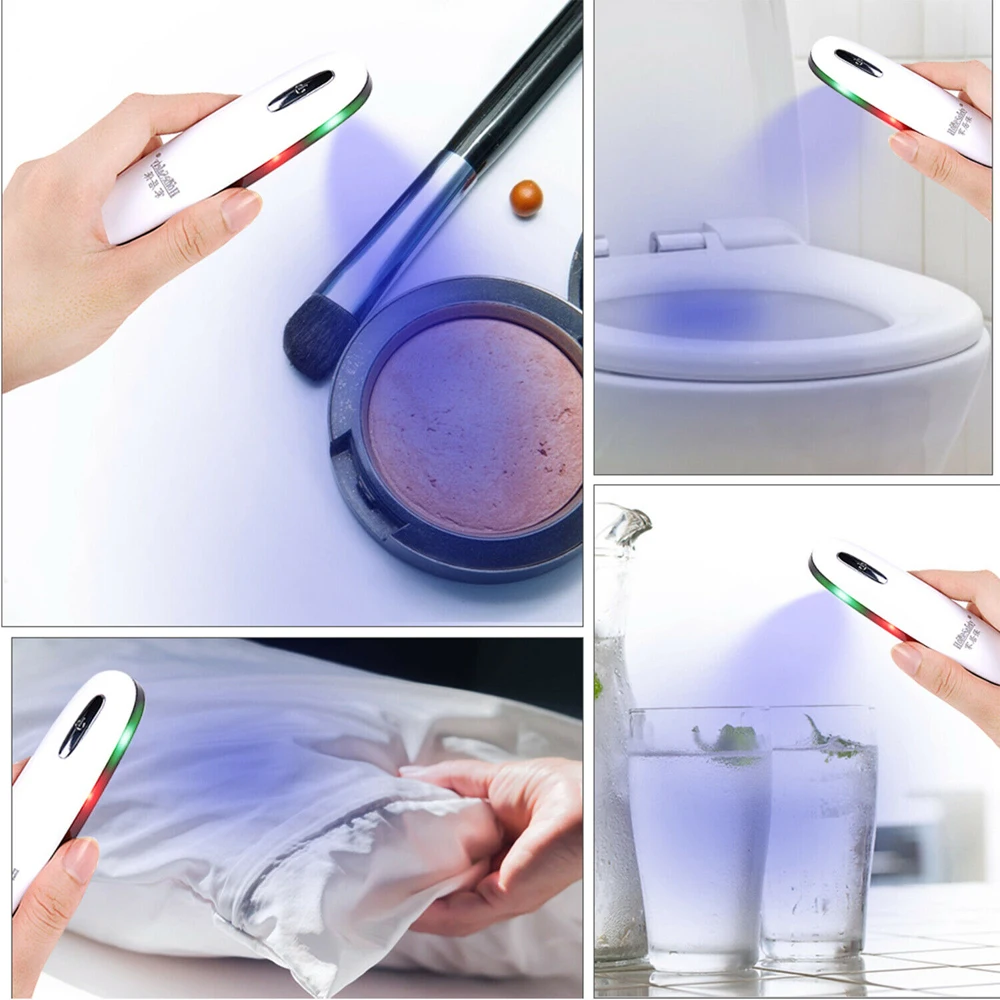 

Portable LED UV Sterilization Lamp 99% Mask UV Sterilizer Disinfection Light UV Germicidal Rechargeable For Home Bedroom Office