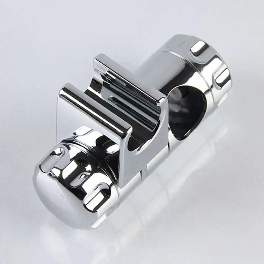 

Slide Bar ABS Plastic Tube Replacement Shower Holder Bracket Bathroom Rail Clamp Adjustable