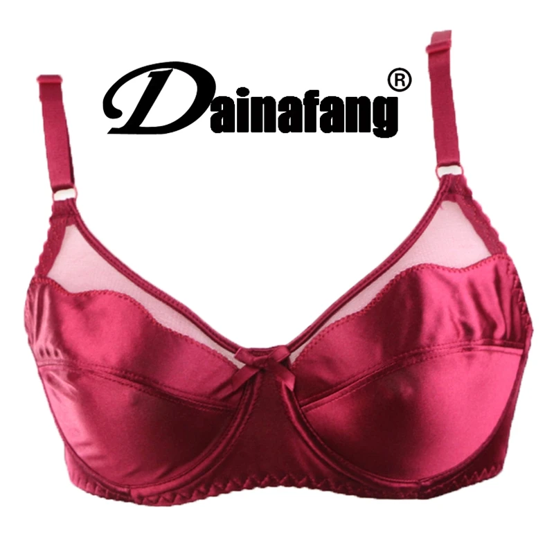 

Size 34-42 Lace Crop Top Plus Size C D DD Cup Women Sexy Gold Silk Bras thin bracelet bras Lingerie Intimates Free Shipping