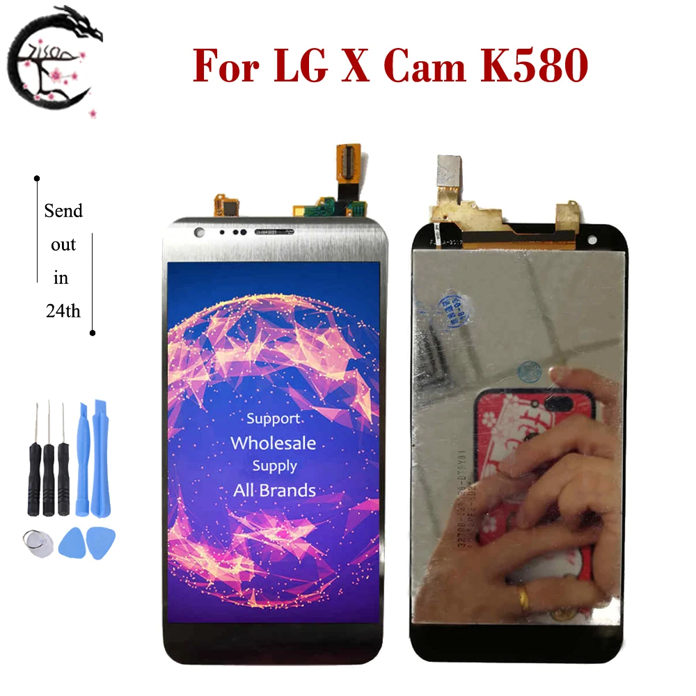 ЖК-дисплей с рамкой для LG X Cam Xcam K580 сенсорный датчик дигитайзер в сборе дисплей 5 2