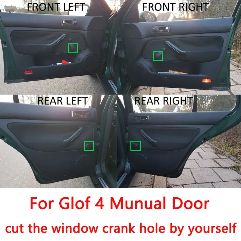 4 шт. подлокотники из кожи и микрофибры для VW Golf MK4 Jetta 1998 - 2004 2005 | Внутренние