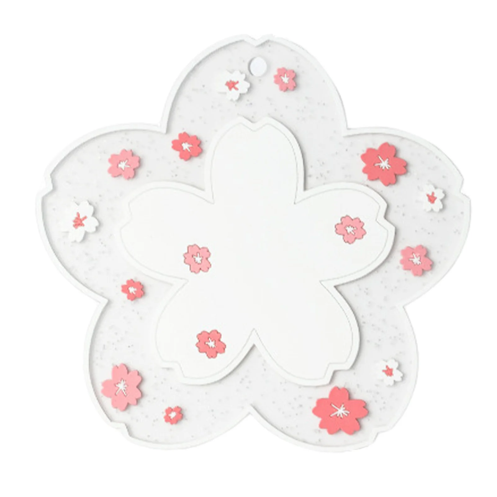 

New Cherry Blossoms Placemat Tableware Pad Water Resistant Heat Insulation Non-Slip Tablemat Cup Mug Bowl Coaster For Kitchen