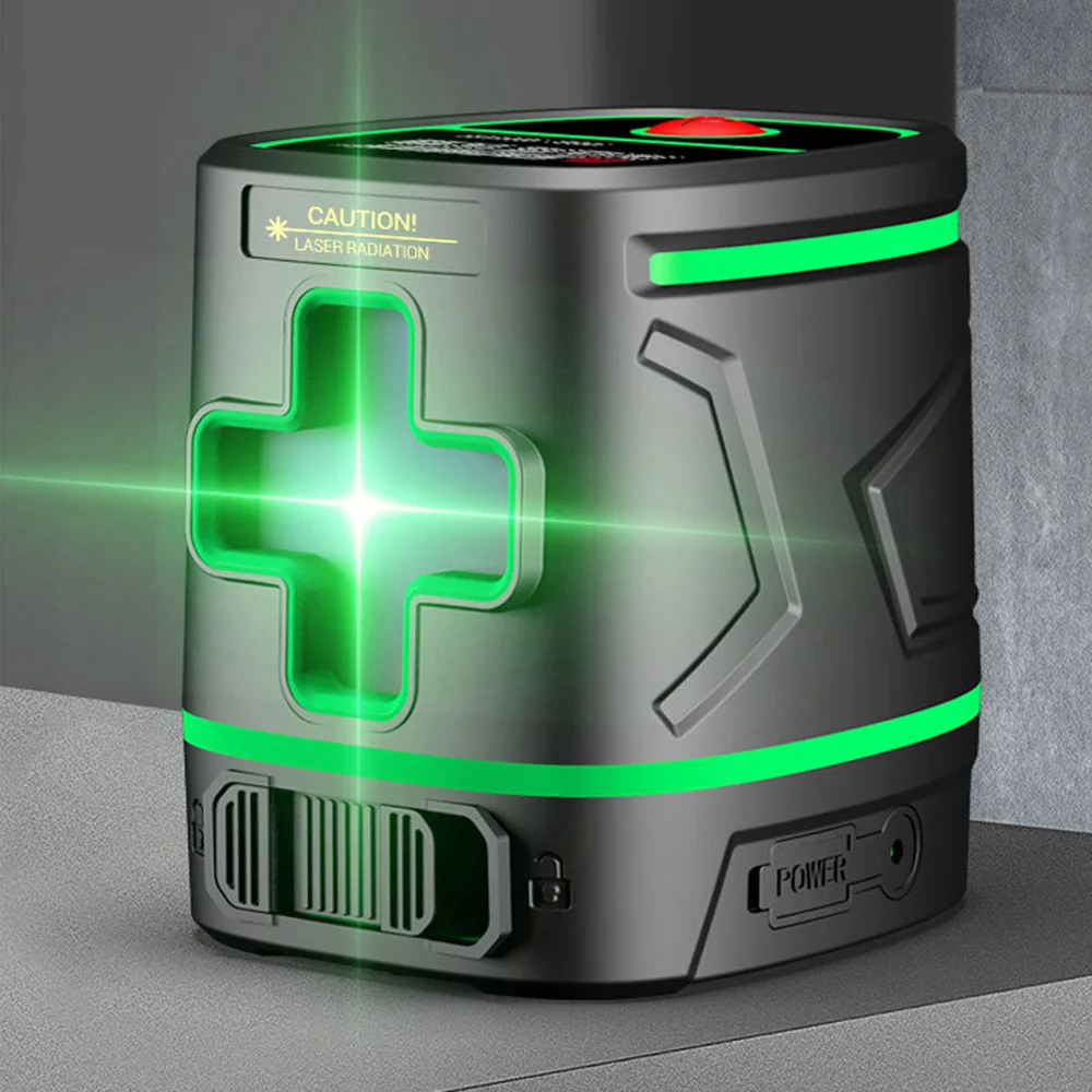 SNDWAY 2-линейный лазерный уровень с зеленым лучом самонивелирующийся вертикальный