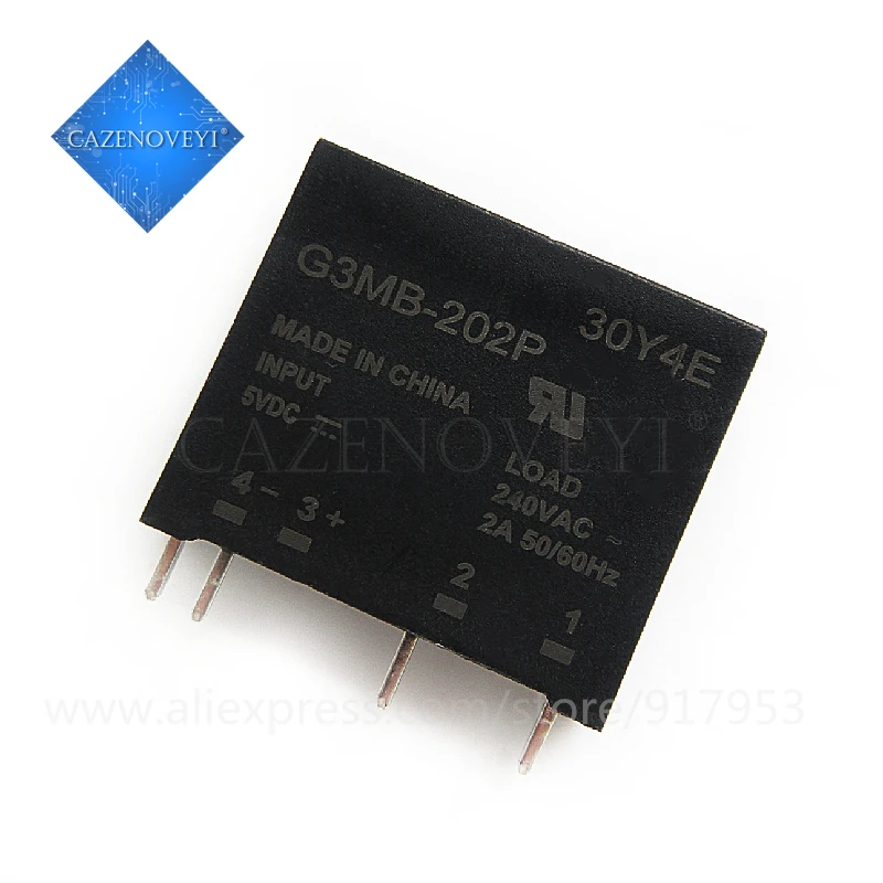 1 шт./лот твердотельное реле G3MB-202PL DC-AC PCB SSR в 12 DC 5 В Out 240 AC 2A наличии | Электронные