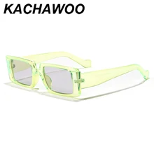 Мужские и женские прямоугольные солнцезащитные очки Kachawoo ретро