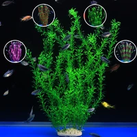 55cm large artificial underwater swing plants aquarium fish tank decoration soft green water grass viewing supplies