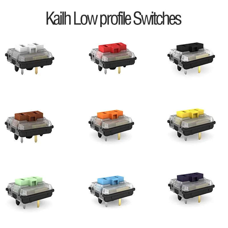 Низкопрофильный переключатель kailh полувысокие ультратонкие RGB Swithes для