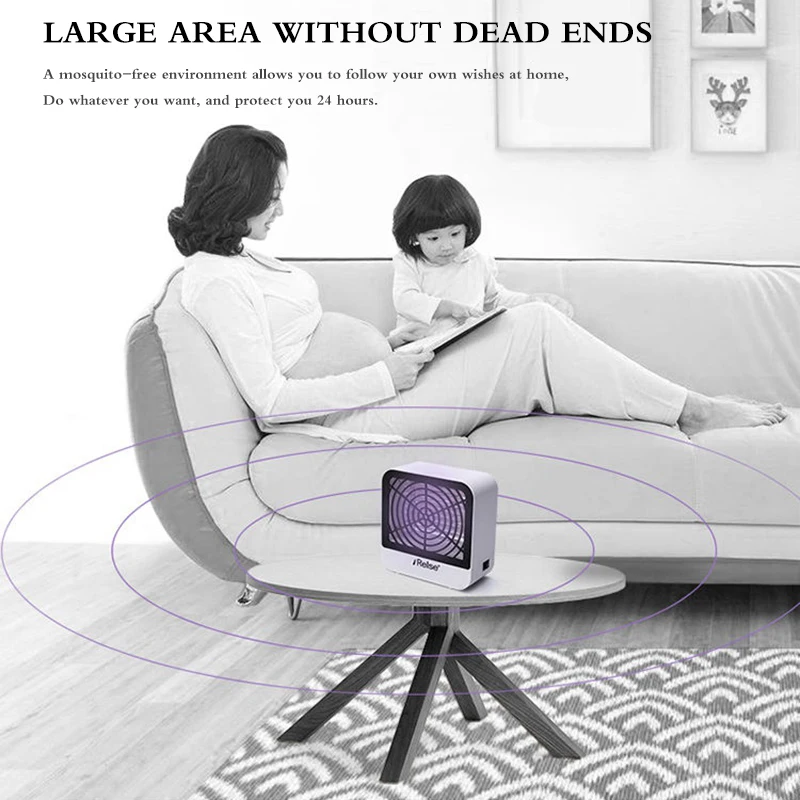 

USB Electric Mosquito Repellent Fly Bug Insect Killer Trap Night Lamp For Indoor Home Bedroom Living Room Mosquito Killer Lamp