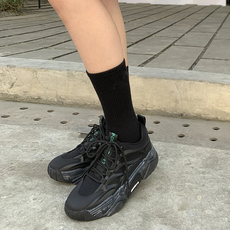 

KemeKiss Women Sneakers New Arrival Casual Shoes Woman 2021 Fashion Platform Lady Daily Street High Heel Footwear Size 35-40