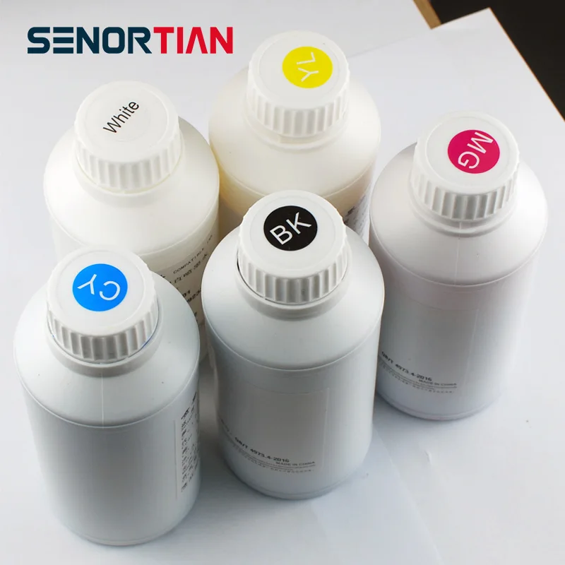 

SENORTIAN 5PCS DTG Ink For Kit Film For Textile T Shirt Printing Machine DTG Printer Colorfast Wear Scratch-resistant