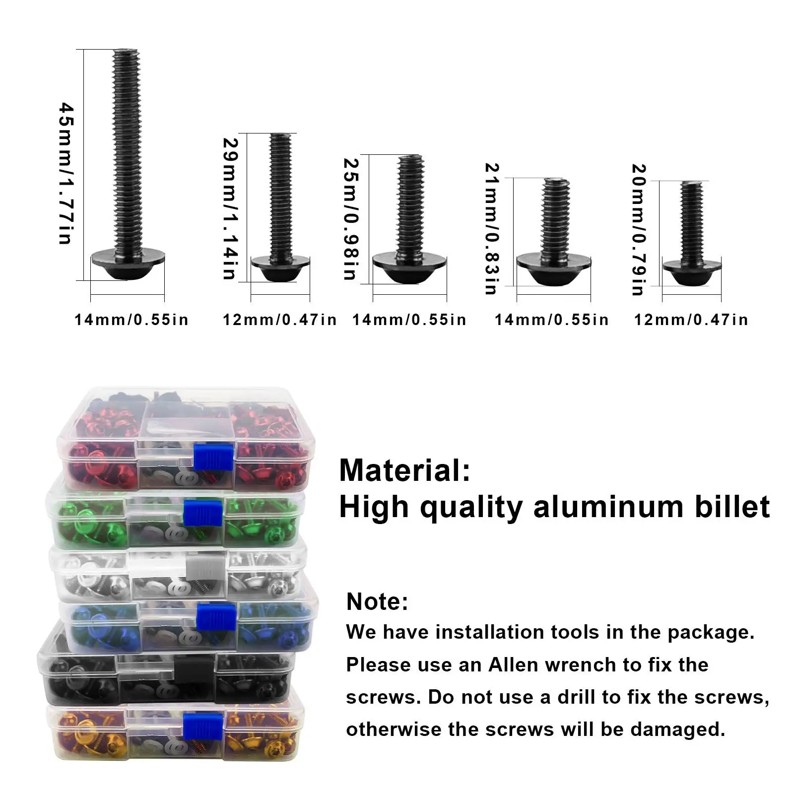 Подходит для Yamaha YZF R1 R6S R3 FZ6R XJR1300 FJR1300 комплектный Комплект болтов с обтекателем из