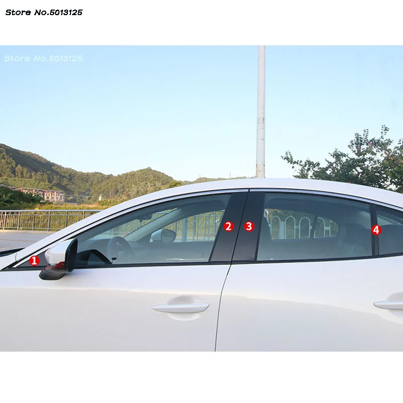 Автомобильный Поликарбонат средняя Колонка для двери и окна декоративная