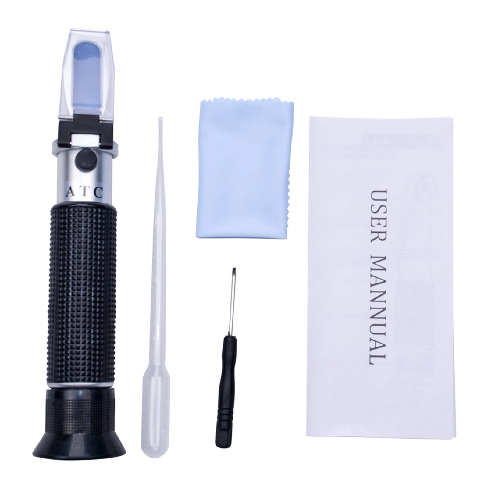 

Handheld Alcohols Refractometer Alcohol Wine Volume Percent Measurement with Automatic Temperature Compensation (ATC) 0-80% v/v.