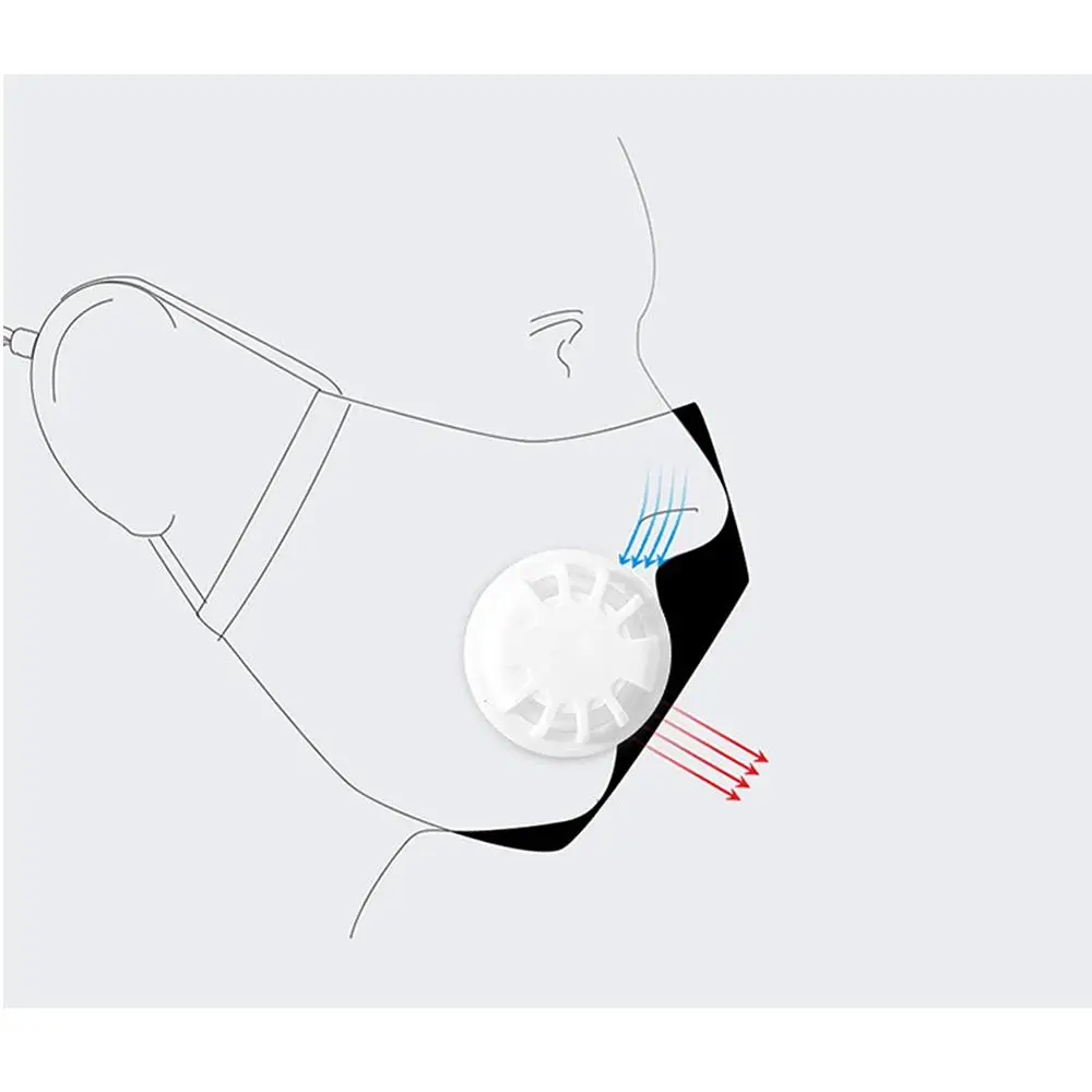 Пылезащитная респираторная маска PM2.5 для защиты от загрязнения моющиеся