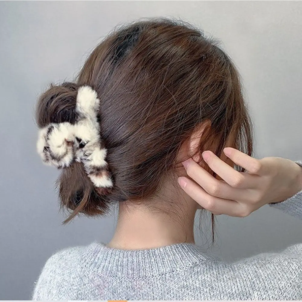 5 шт. заколка для волос с леопардовым принтом на осень и зиму |